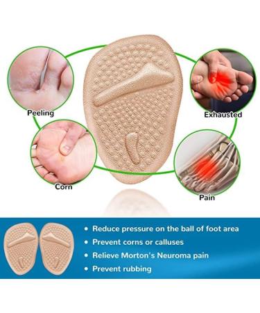 Women's Metatarsal Pads - Ball of Foot Cushions for All Day Pain Relief (3 Pairs) - Buy Online on GoSupps.com