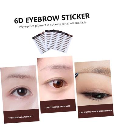 FOMIYES 16 Pcs Eyebrow Stickers Eyebrow Shaping Template 6d Hair- Eyebrows Stickers Eyebrow Stencils Bionic - Buy Online on GoSupps.com