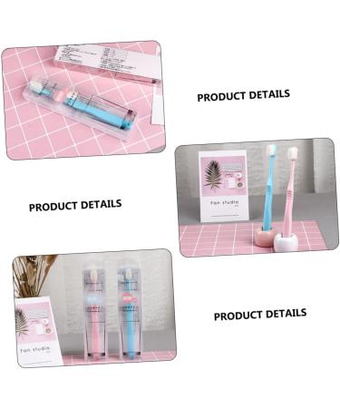 Beaupretty 4-Piece Wangan Hair Toothbrush Set - Portable Bristle Toothbrushes for Adults | Ideal for Men & Women | International Shipping Available - Buy Online on GoSupps.com