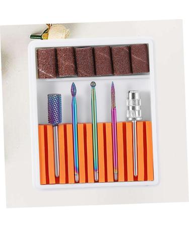 POPETPOP 1 Set Nail Drill Tool Ceramic Nail Bits Manicure Drill Bits Drill Bits for Nails Gel Polish Remover Drill Bit Cuticle Drill Bit Nail File Bits Nail Drill Heads Nail Tool Pedicure 6.5x5.5cm Orange - Buy Online on GoSupps.com