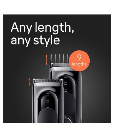 Buy Braun Hair Clippers Series 5 5310 - 9 Length Settings Ultra-Sharp Blades Memory SafetyLock - Best Hair Clippers for Men - Fast International Shipping - Buy Online on GoSupps.com