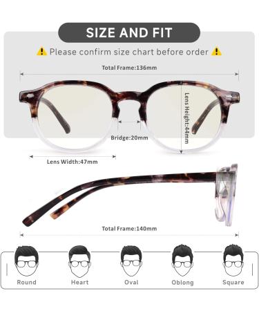 Blue Light Filter Glasses for Men & Women - Bayion Anti-Eye Strain Computer Glasses Prescription-Free Lightweight Amber Frame - Buy Online on GoSupps.com