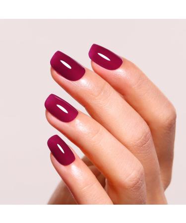 Jelly Gel Nail Polish Rose Red Jelly Nail Polish Gel Translucent Sheer Spring Summer Nail Gel Polish Soak off UV LED Light for Nail Art Manicure 0.5 Fl Oz Rose Red Jelly Gel - Buy Online on GoSupps.com