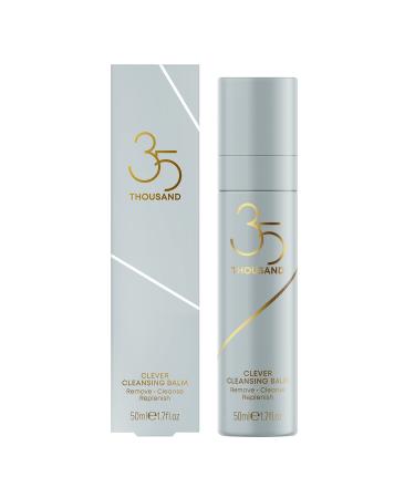 35 Thousand Clever Cleansing Balm Face Cleanser Makeup Remover. Travel Size Face Wash