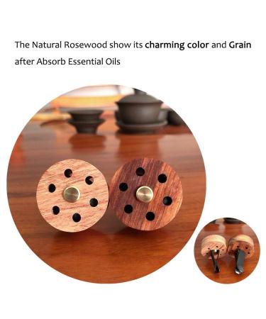 Yeejok Essential Oil Diffuser for Car - Mini Aromatherapy Vent Clip & Lava Stone Locket - 2 Pack Air Freshener for Travel - Buy Online on GoSupps.com