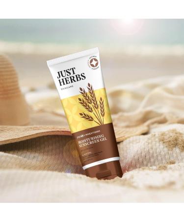 SPF 35 Sunscreen Gel - Lightweight Broad Spectrum PA 35 with Jojoba & Wheatgerm Paraben Free for All Skin Types - 50ml - Buy Online on GoSupps.com