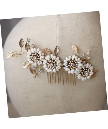Angoily Rhinestone Hair Barrette Crystal Bridal Hair Clips Rhinestone Hair Side Comb Floral Vintage Hair Rhinestone Bridal Side Combs Hair Rhinestones Crystal Flower Bride Daisy - Buy Online on GoSupps.com