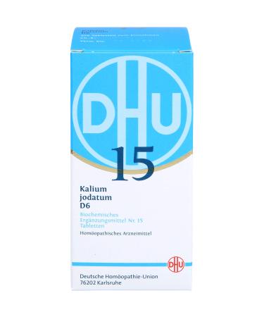 DHU potassium iodatum d6 biochemical supplementary No. 15 - the mineral salt of the internal organs - environmentally friendly in the medicine 420 St. tablets