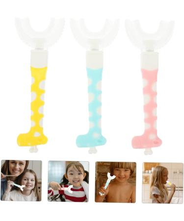 Gatuida 9 STK Children's U-Shaped Toothbrush Set | Travel-Friendly Tooth Cleaning Tools for Kids - Buy Online on GoSupps.com