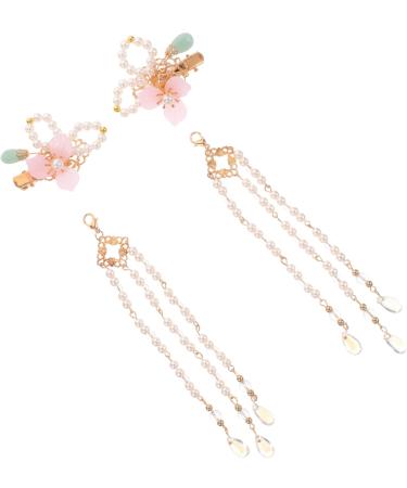 Beaupretty Accessories Pairs comb traditional hair accessories flower tassel barrettes flower tassel flower hair hair flower headpiece hair s classical metal pair Comb - Buy Online on GoSupps.com