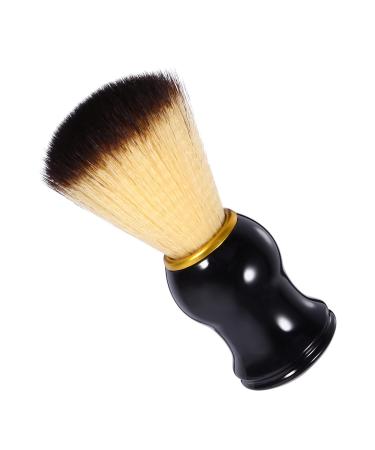 Minkissy men's shaving brush with high -quality wood handle neck duster soft beard soap soap brush professional hair salon wet shaving for men