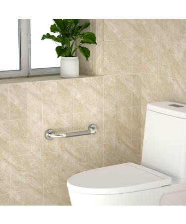 Brushed Nickel Shower Grab Bar w/Anti-Slip Knurled Grip 12 Inch Munzong Stainless Steel Bathroom Grab Bars Safety Bar Balanced Handrail Handicap Injury Elderly Senior Assist Support Shower Handle 12IN Brushed Nickel - Buy Online on GoSupps.com