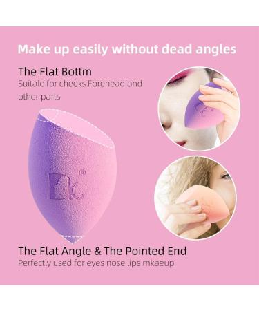 Dolovemk 6 PCs Makeup Sponges - Soft Latex-Free Beauty Blenders for Flawless Foundation & Powder Application (6 Colors) - Buy Online on GoSupps.com
