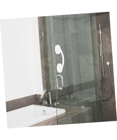 Healeved 2pcs bathroom handrail suction grab bar cabinet handle suction hand Door Knob toilet elder door pull 19.5x6.5x4.5cmx2pcs Whitex2pcs - Buy Online on GoSupps.com