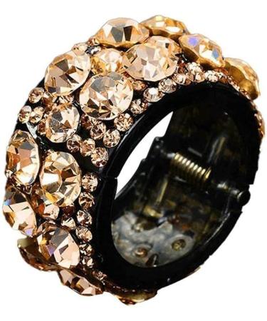 Rhinestone Hair Claw Clip High Ponytail Clip Fixed Hairpin Styling Accessories D8N3 C Ponytail Girls For Women Rhinestone champagne - Buy Online on GoSupps.com