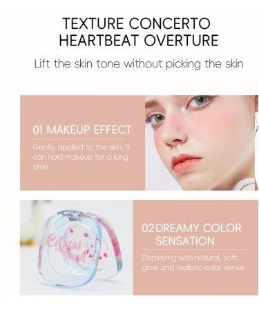 Gitekain Color Changing Blush Transparent Facial Blusher Long Lasting Blush MultiPurpose Tinted Cream Blush Blush for Cheeks Eyes Lips Warm Color Changing Blush Natural Color Changing - Buy Online on GoSupps.com