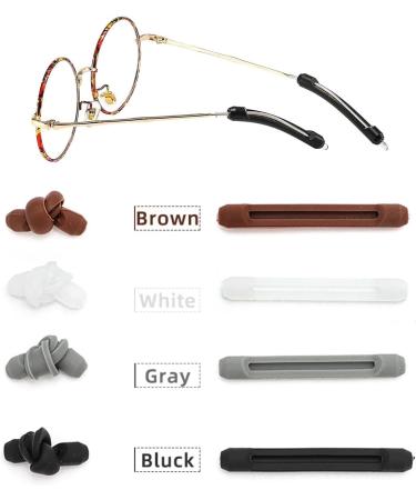 8 Pieces Silicone Glasses Ear Hooks & Pads | Anti-Slip Ear Holders for Sunglasses | Essential Accessories - Buy Online on GoSupps.com