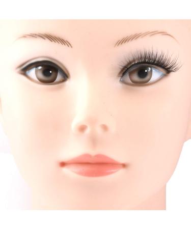 MIZ LASH 3D Mink Eyelashes Real Fur Strip False Lashes Reusable Dramatic Fluffy Natural Handmade Lash #14 Faux Eyelash Extensions 1 Pair Pack