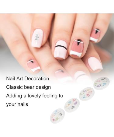 Nail Bear Accessories Nail Art ABS 8 Colors To Choose for Manicure Store for Nail Salon for Home for Manicure - Buy Online on GoSupps.com