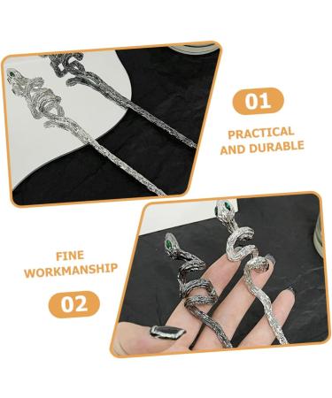 MAGICLULU Snake Hairpin Hair Bun Accessories for Women Hair Chopstick Hairpin Chinese Hair Sticks Chopsticks for Hair Accessories Hair Sticks for Buns Snake Hair Chopstick Hair Chopsticks - Buy Online on GoSupps.com