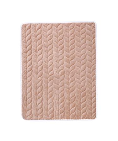 Liveinu waterproof plus fleece mattress protection anti-slip breathable incontinence cover reusable absorbent pads for babies senior breastfeeding pregnant incontinence brown 70x70cm 70x70cm brown
