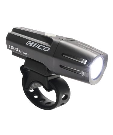 CECO-USA: 1,000 Lumen USB Rechargeable Bike Light  Tough & Durable IP67 Waterproof & FL-1 Impact Resistant Super Bright Model F1000 Bicycle Headlight  For Commuters, Road Cyclists & Mountain Bikers Flexible Mount Version