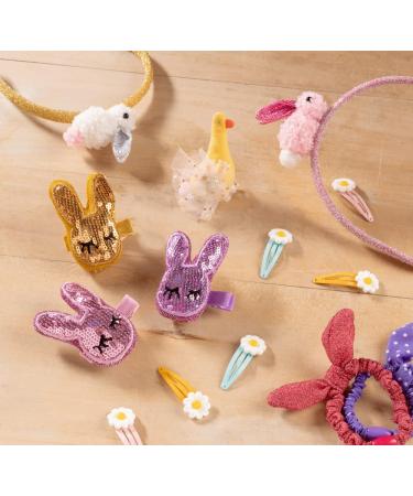 Glitter Bunny Hair Clip - Beautiful Stars | 1 Piece - International Shipping Available - Buy Online on GoSupps.com