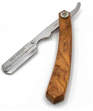 Brent Berkeley Men's Royal Silver Razor - Classic Open Razor for Beard Grooming | Durable Stainless Steel - Reduces Skin Irritation - Buy Online on GoSupps.com