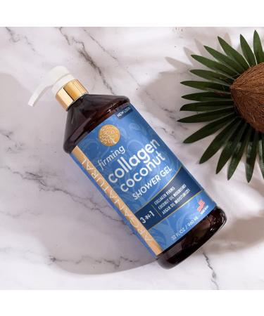 Arganatural Firming Collagen Coconut Shower Gel - Moisturizing Body Wash with Argan Oil (32oz) - Buy Online on GoSupps.com