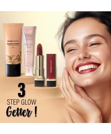 FA..CES/ CANADA Peaches N Cream Tinted Moisturizer - Light 01 35 g | Soft Peachy Natural Glow | Lightly Tinted BB Cream | Non Oily Lightweight Gel Formula | Blends Easily | Suitable For All Skin Types - Buy Online on GoSupps.com