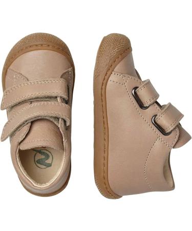 Naturino Cocoon VL Leather First Steps Shoes - 4 UK - Platinum Military - Buy Online on GoSupps.com