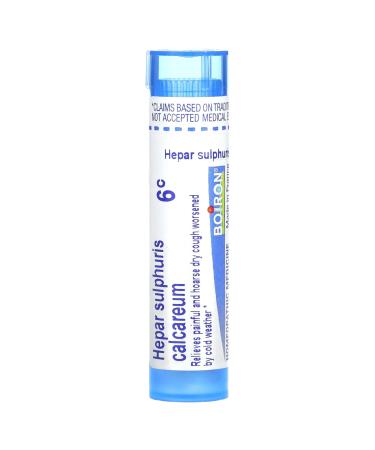 Boiron Hepar Sulphuris Calcareum 6C Approx 80 Pellets