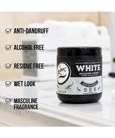 Rolda White Molding Cream Anti Dandruff 17.6oz - Gentle Hair Styling Solution for Dandruff Control - 1.1 Pound - Buy Online on GoSupps.com