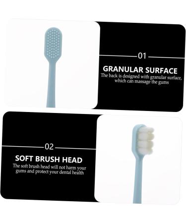 Buy Oatipho Soft Toothbrush Set - 4 Portable Kids Toothbrushes with Soft PBT Bristles | High-Quality Transparent Design for Gentle Cleaning - Buy Online on GoSupps.com