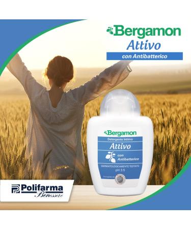 Perrigo Italia Bergamon Active Intimo 200 Ml - Soothing Intimate Care for All Skin Types | Fast International Shipping - Buy Online on GoSupps.com