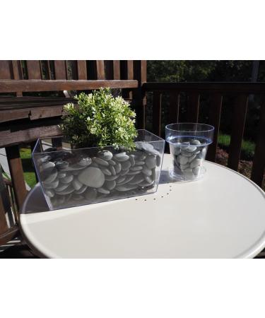 Kalapanta Recycled Plastic Decoration Stones - Eco-Friendly Gray Stones for Vases Aquariums & Gardening ( 2-5 cm 75 Pieces) - Made in Italy - Buy Online on GoSupps.com