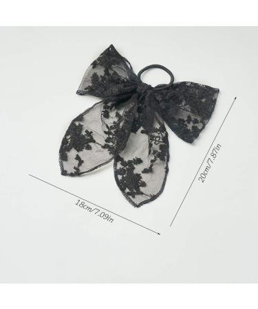 Stylish Bow Hair Ties & Accessories - Black & White Hair Jewelry for Women & Girls | International Shipping - Buy Online on GoSupps.com
