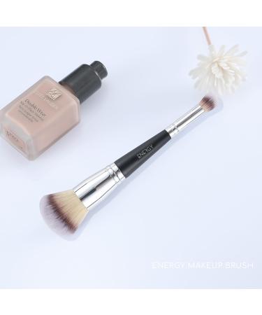 ENERGY Dual Sided Airbrush Foundation & Concealer Brush - Luxe Synthetic Hair for Flawless Blending | Perfect for Liquid Cream Powder - International Shipping Available - Buy Online on GoSupps.com
