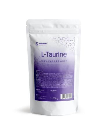 INSPORT Nutrition Taurine Powder 500g - Taurine 3000mg Powder - Amino Acid - For Recovery - For Endurance - No Unnecessary Additives.
