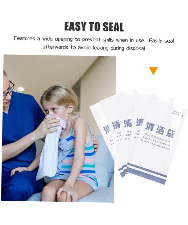 Healvian Disposable Vomit Bags - Pack of 50 - Ideal for Travel, Car Sick, and Emergencies - Assorted Colors - 1 Count - Buy Online on GoSupps.com