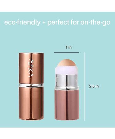 Avakas Oil Absorbing Volcanic Face Roller | Reusable Skincare Tool | Instantly Eliminates Oil, Sweat & Shine | Includes 2 Balls | For Women, Men & Teens - Bronze - Buy Online on GoSupps.com