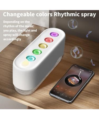 Colorful Ultra-Quiet Humidifier & Essential Oil Diffuser - 600ml Capacity for Bedroom & Baby - International Shipping Available - Buy Online on GoSupps.com