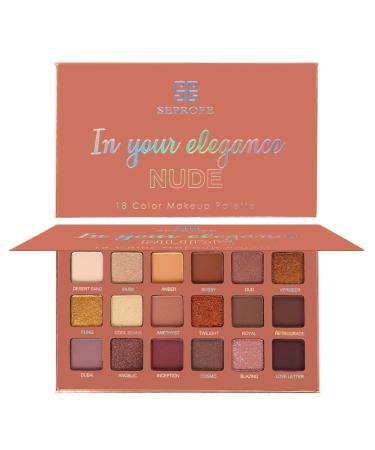 18-Color Eyeshadow Palette Kit - Glitter, Matte & Shimmer Eye Makeup - Buy Online on GoSupps.com