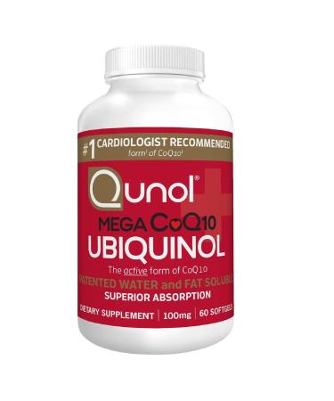 Qunol Ubiquinol Mega CoQ10  100 mg 60 Softgels