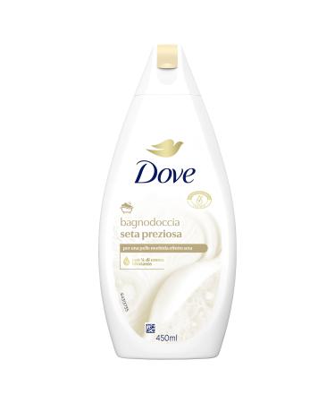 Dove Dove Precious Silk Shower Gel Formula with Dermo-Natural Moisturizer with 1/4 Moisturizing Cream Dermatologically Tested Soap for Men and Women 100% Recycled Bottle* 450 ml