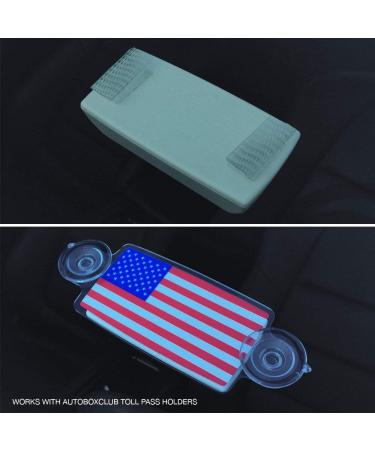 AutoBoxClub Heavy Duty EZPass/IPass Mounting Strips - 8pcs (4 Sets) with Alcohol Prep Pad - Buy Online on GoSupps.com