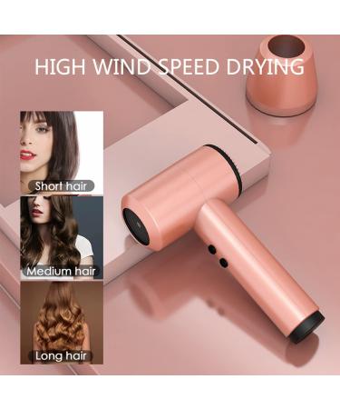 Travel Hair Dryer Portable Cordless Hair Dryer with Charging Base 6 Temperatures Cordless Hair Dryer for Indoor Outdoor Travel - Buy Online on GoSupps.com