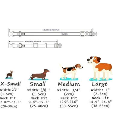 Mihqy Christmas Dog Collar | Adjustable Soft Comfort Collar for Small & Medium Dogs & Cats | XS Size (20-30 cm Neck) - Buy Online on GoSupps.com