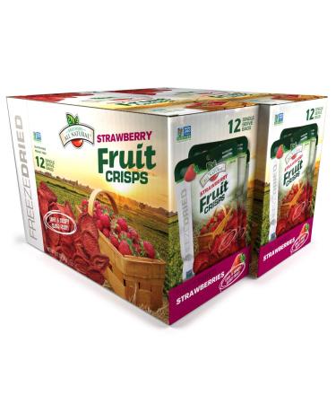 Brothers-ALL-Natural Fruit Crisps Strawberry 0.26 Ounce (Pack of 24)