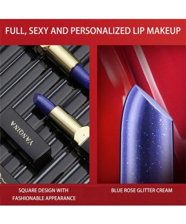 YANQINA Magical Discoloration Blue-Rose Lipstick | Long-lasting Kissproof Moisturizing Formula - Buy Online on GoSupps.com